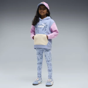 Dziecięce legginsy z nadrukiem PUMA × DORA THE EXPLORER, Odzież, Niebieski