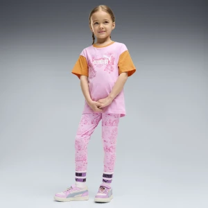 Dziecięce legginsy z nadrukiem PUMA × DORA THE EXPLORER, Odzież, Różowy