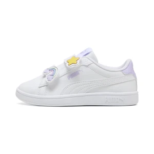 Dziecięce sneakersy PUMA Smash 3.0 Badges, Buty, Biały