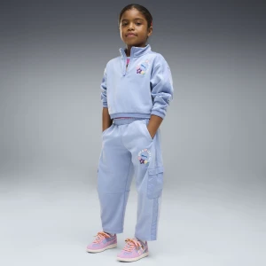 Dziecięce spodnie PUMA x DORA THE EXPLORER T7 Relaxed Barrel, Odzież, Niebieski