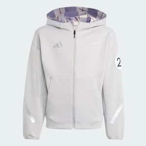 Dziecięca bluza dresowa z kapturem i suwakiem na całej długości Mercedes - AMG Petronas Formula One Team Silver Arrows Adidas
