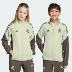 Dziecięca bluza reprezentacyjna Real Madryt Tiro 25 Competition Adidas Almost Lime