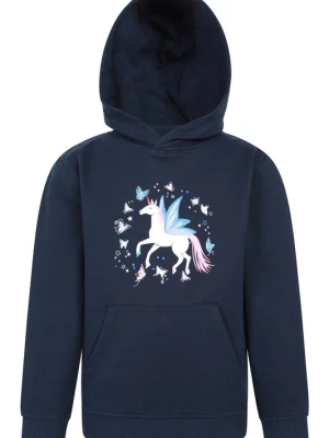 Dziecięca bluza z grafiką jednorożca - Navy Mountain Warehouse