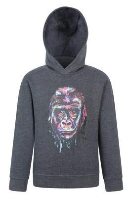 Dziecięca bluza z kapturem — graffiti, goryl - Grey Mountain Warehouse