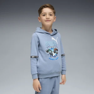 Dziecięca bluza z kapturem PUMA × HOT WHEELS™ MONSTER TRUCKS, Akcesoria, Niebieski,