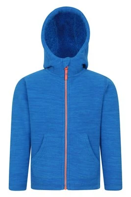Dziecięca bluza z kapturem Snowdonia 2 z podszewką Borg - Blue Mountain Warehouse