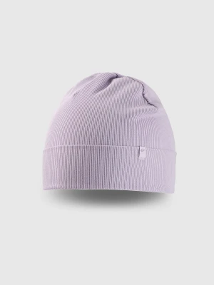 Dziecięca czapka beanie 4F 4FJRSS26ACAPU0766 - fioletowa