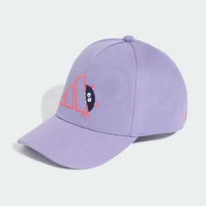 Dziecięca czapka Little Tiro_Nster Adidas fioletowy