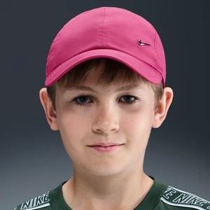 Dziecięca czapka z metalowym logo Swoosh Nike Dri-FIT Club - Fiolet