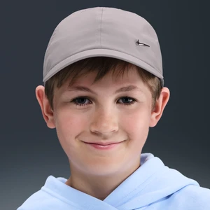 Dziecięca czapka z metalowym logo Swoosh Nike Dri-FIT Club - Fiolet