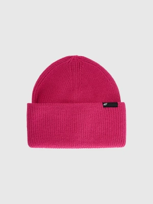 Dziecięca czapka zimowa 4F 4FJWAW25ACAPU652 - różowa 4F JUNIOR