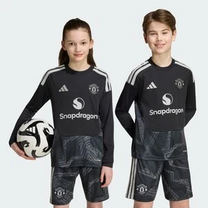 Dziecięca koszulka bramkarska z długim rękawem Manchester United 26/27 Adidas czarny