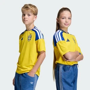 Dziecięca koszulka domowa Szwecja 26 Adidas
