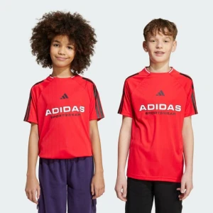 Dziecięca koszulka House of Tiro Adidas Pure Ruby