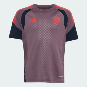 Dziecięca koszulka treningowa FC Bayern26 / 27 Cup Adidas fioletowy