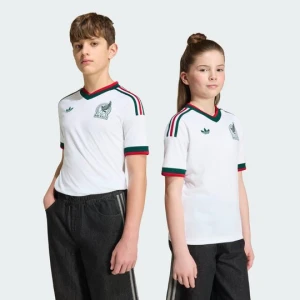 Dziecięca koszulka wyjazdowa Meksyk 26 Adidas biały