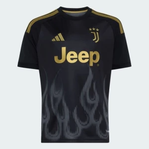 Dziecięca koszulka z trzeciego zestawu Juventus 26 / 27 Adidas czarny