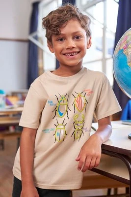 Dziecięca koszulka z żukami - Beige Mountain Warehouse