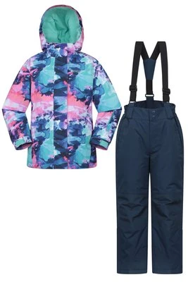 Dziecięca kurtka narciarska i spodnie z nadrukiem – zestaw - Purple Mountain Warehouse
