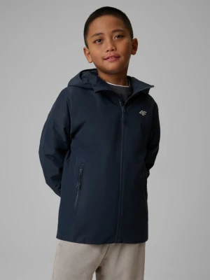 Dziecięca kurtka przejściowa 4F 4FJWSS26TTJAU0959 - granatowa 4F JUNIOR