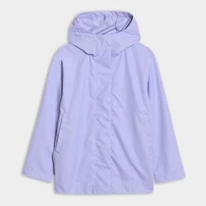 Dziecięca kurtka przejściowa przeciwdeszczowa  4F 4FJWSS25TJACU213 - fioletowa 4F JUNIOR