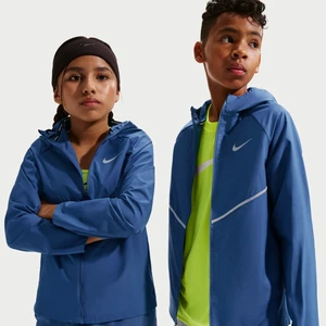 Dziecięca kurtka treningowa Nike Miler z ochroną przed promieniowaniem UV Repel - Niebieski