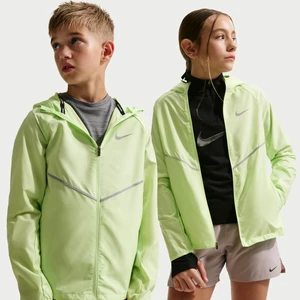 Dziecięca kurtka treningowa Nike Miler z ochroną przed promieniowaniem UV Repel - Zieleń
