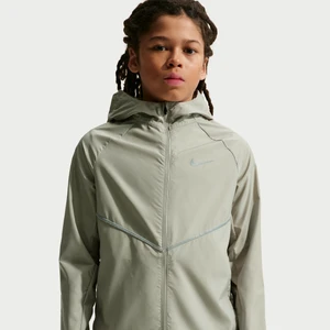 Dziecięca kurtka treningowa Nike Miler z ochroną przed promieniowaniem UV Repel - Zieleń