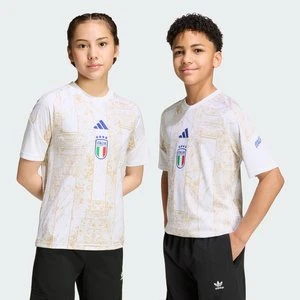 Dziecięca przedmeczowa koszulka podstawowa Włochy 26 Adidas biały