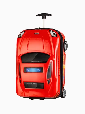 Dziecięca walizka kabinowa czerwony samochodzik Puccini
