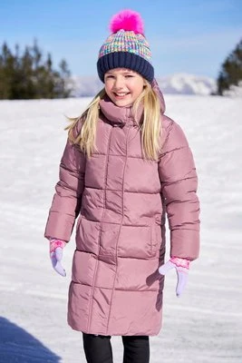Dziecięca wodoodporna kurtka ocieplana Juniper - Pink Mountain Warehouse