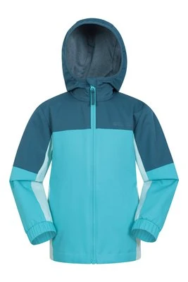 Dziecięca wodoodporna kurtka w bloki kolorystyczne - Blue Mountain Warehouse