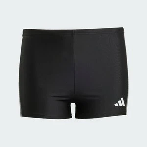 Dziecięce bokserki do pływania z kontrastowym zestawieniem kolorów i 3 paskami Adidas