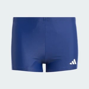 Dziecięce bokserki do pływania z kontrastowym zestawieniem kolorów i 3 paskami Adidas