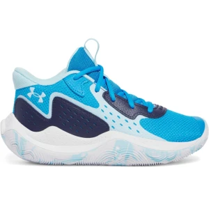 Dziecięce buty do koszykówki Under Armour UA GS JET \'23 - niebieskie