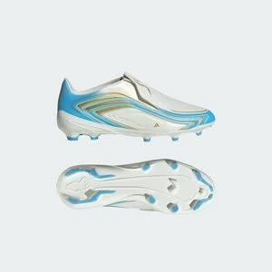Dziecięce buty piłkarskie bez sznurowadeł do gry na naturalnej nawierzchni F50 MESSI LEAGUE Adidas