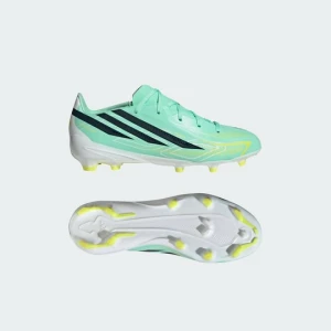Dziecięce buty piłkarskie F50 HYPERFAST LEAGUE na twardą nawierzchnię (FG) Adidas zielony