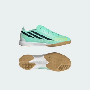 Dziecięce buty piłkarskie na halę (IN) F50 HYPERFAST LEAGUE Adidas zielony