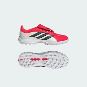 Dziecięce buty piłkarskie Predator League z wywijanym językiem na murawę Adidas
