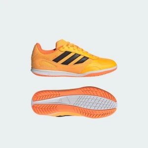 Dziecięce buty piłkarskie SUPER SALA III na halę (IN) Adidas pomarańczowy