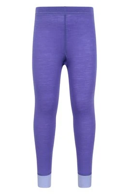 Dziecięce kalesony termoaktywne z wełny Merino - Purple Mountain Warehouse