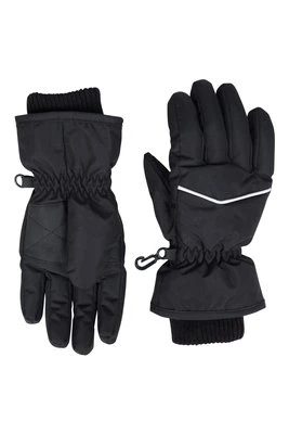 Dziecięce rękawice śnieżne Isotherm z futrzaną podszewką - Black Mountain Warehouse