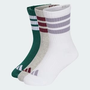 Dziecięce skarpety do łydki 3-Stripes Cushioned 3 Pair Pack Adidas