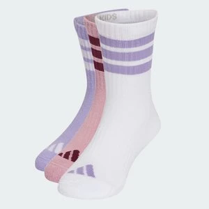 Dziecięce skarpety do łydki 3-Stripes Cushioned 3 Pair Pack Adidas