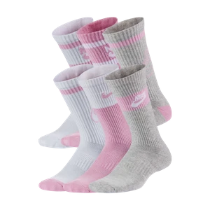 Dziecięce skarpety za kostkę z amortyzacją Nike Everyday (6 par) - Wielokolorowe