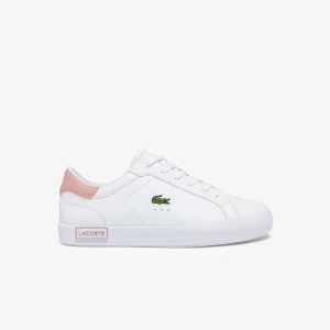 Powercourt Kids White Sneaker Lacoste