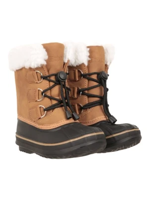 Dziecięce sznurowane buty zimowe na co dzień - Brown Mountain Warehouse