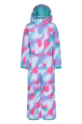 Dziecięcy kombinezon z nadrukiem w chmurę - Pink Mountain Warehouse