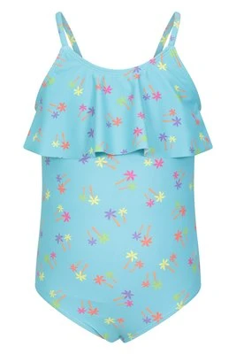 Dziecięcy strój kąpielowy z falbanami - Turquoise Mountain Warehouse