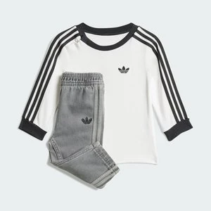 Dziecięcy zestaw z koszulką z długim rękawem Denim Adidas